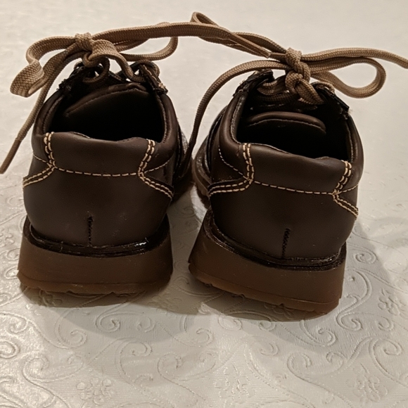 GYMBOREE BROWN DRESS SHOE 1 MONTH - Picture 4 of 7